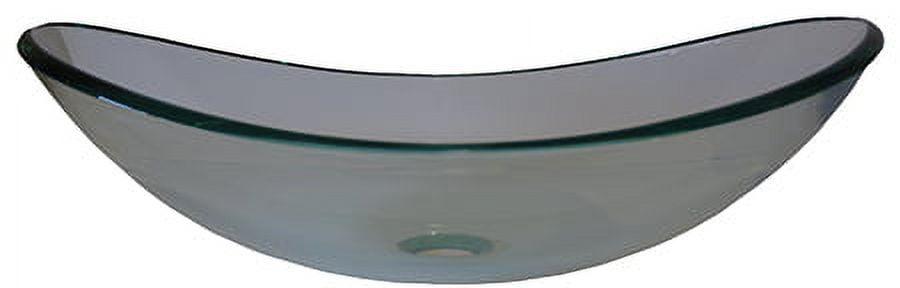 Novatto Glass Oval Bathroom Sink