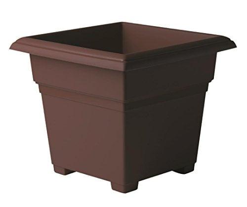 Novelty Countryside Square Tub Planter, Brown, 14 Inch