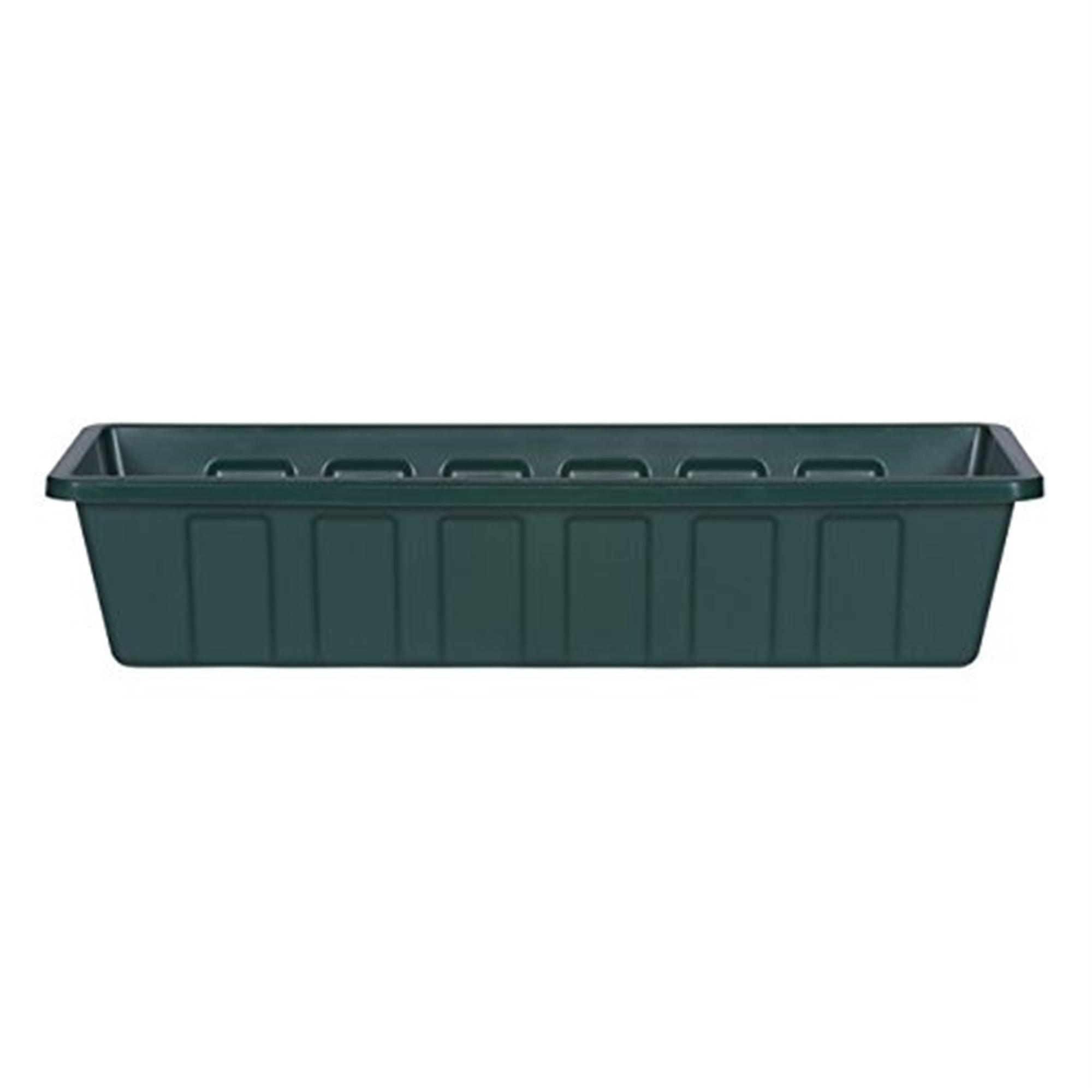 Eco-Friendly Green Poly-Pro Indoor/Outdoor Planter Box, 24"