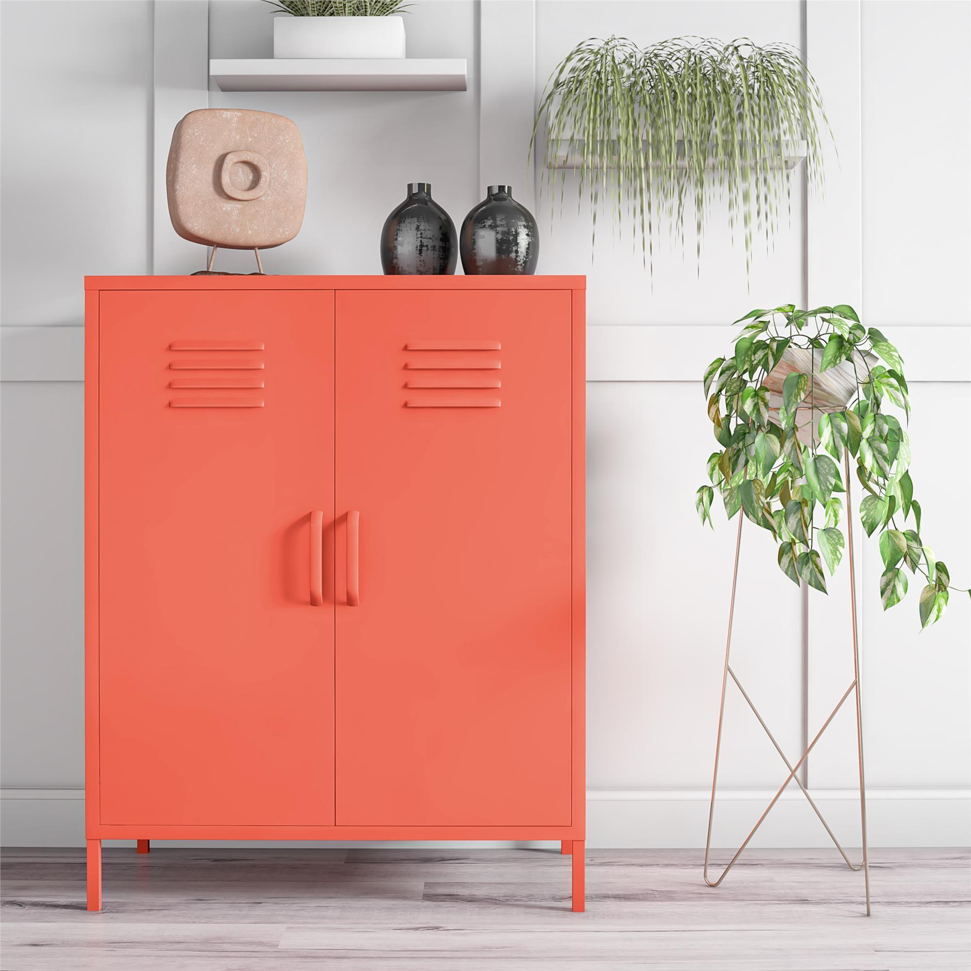 Cache Unfinished Metal Accent Cabinet