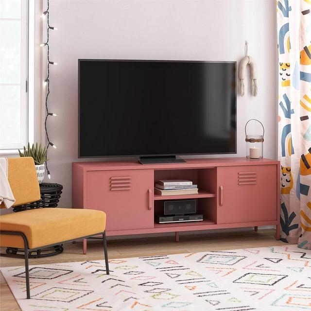 Cache Metal Locker-Style TV Stand for TVs up to 65"