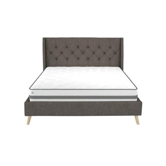 Her Majesty Upholstered Wingback Bed