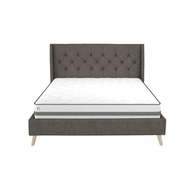 Her Majesty Upholstered Wingback Bed