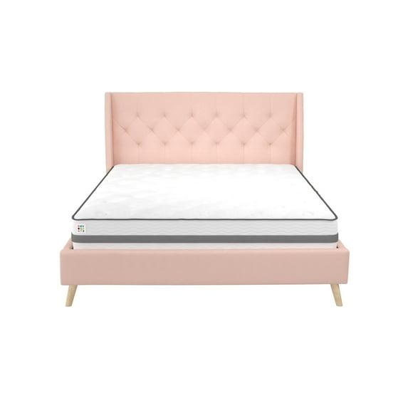 Her Majesty Upholstered Wingback Bed