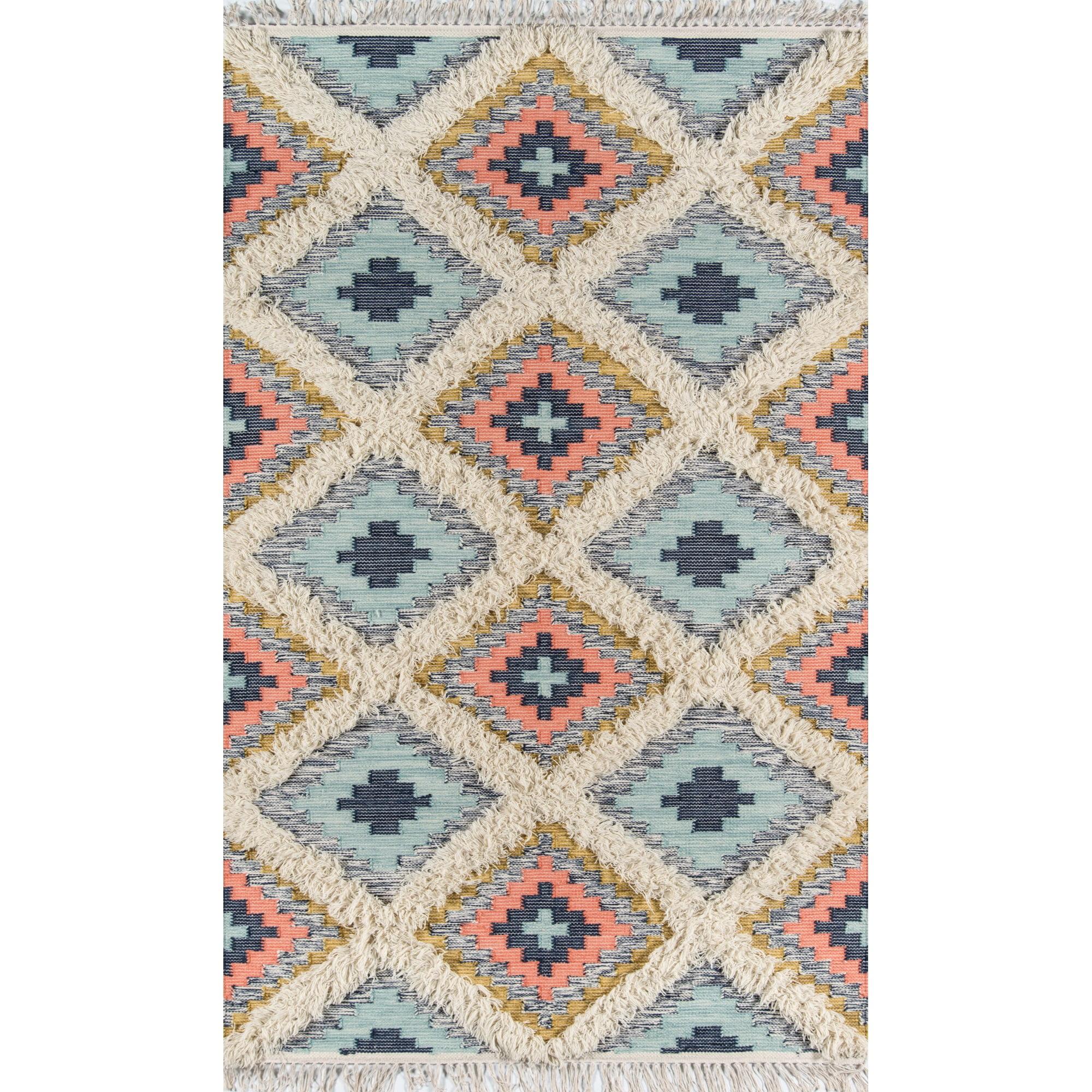 Novogratz by Momeni Indio Templin Wool Hand Made Multi Area Rug 2' X 3'