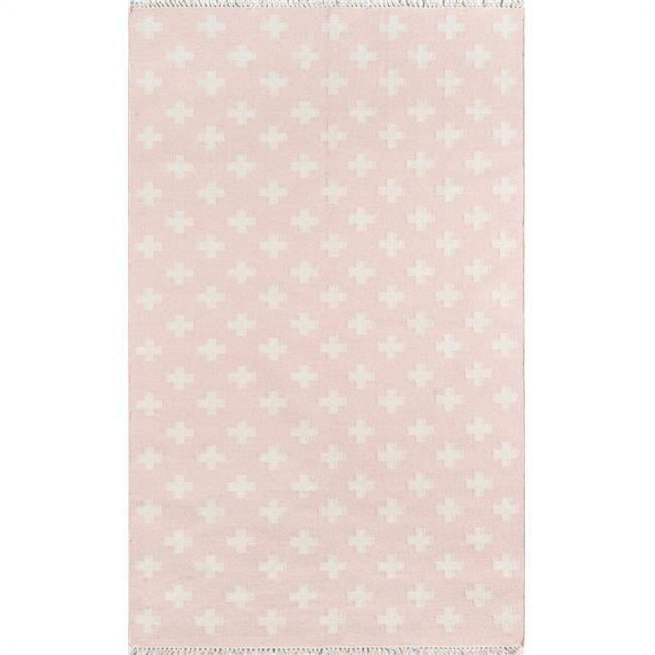 Topanga Wool Pink/White Rug