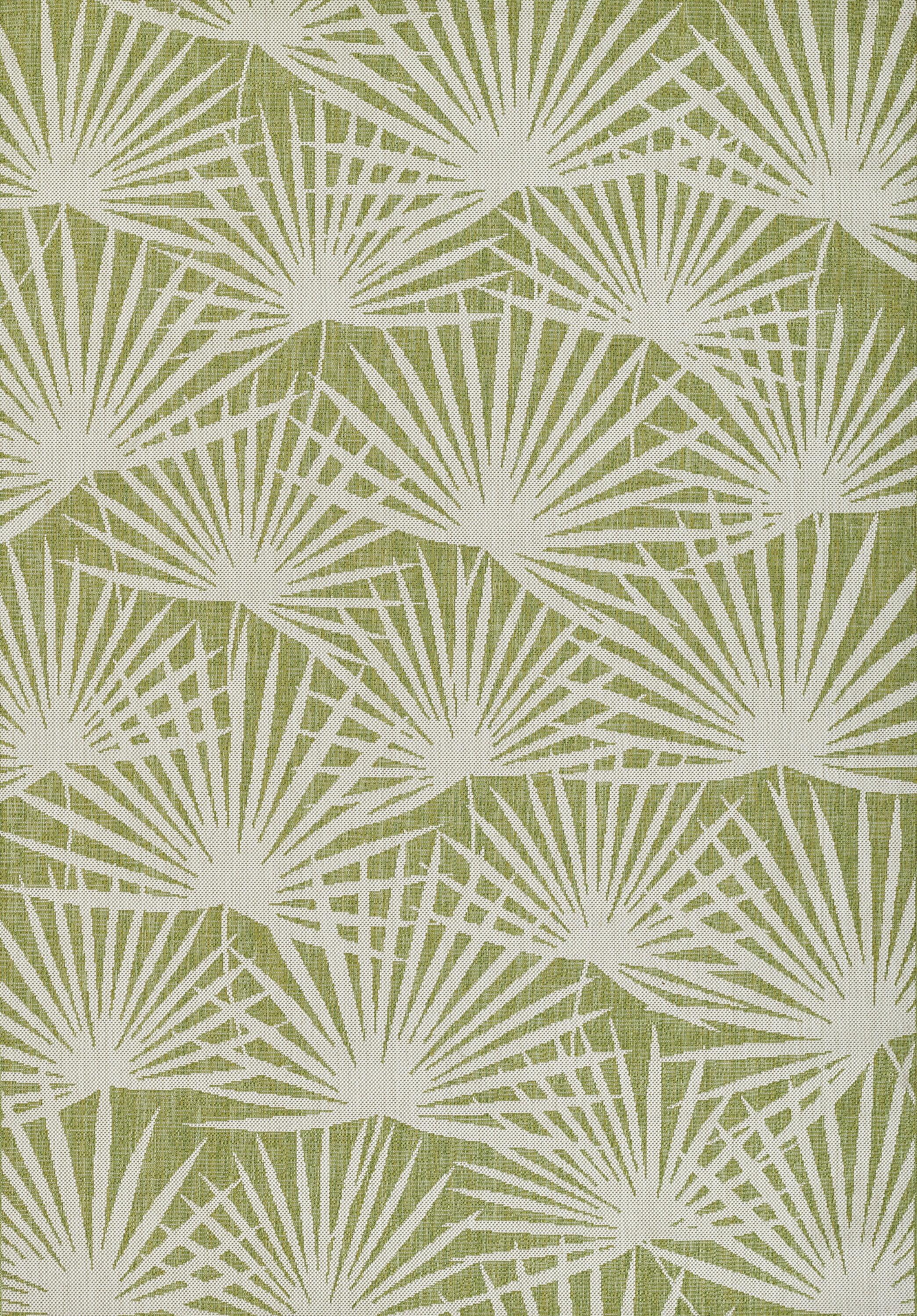 Novogratz Villa Floral Green/White Indoor / Outdoor Area Rug & Reviews | Wayfair
