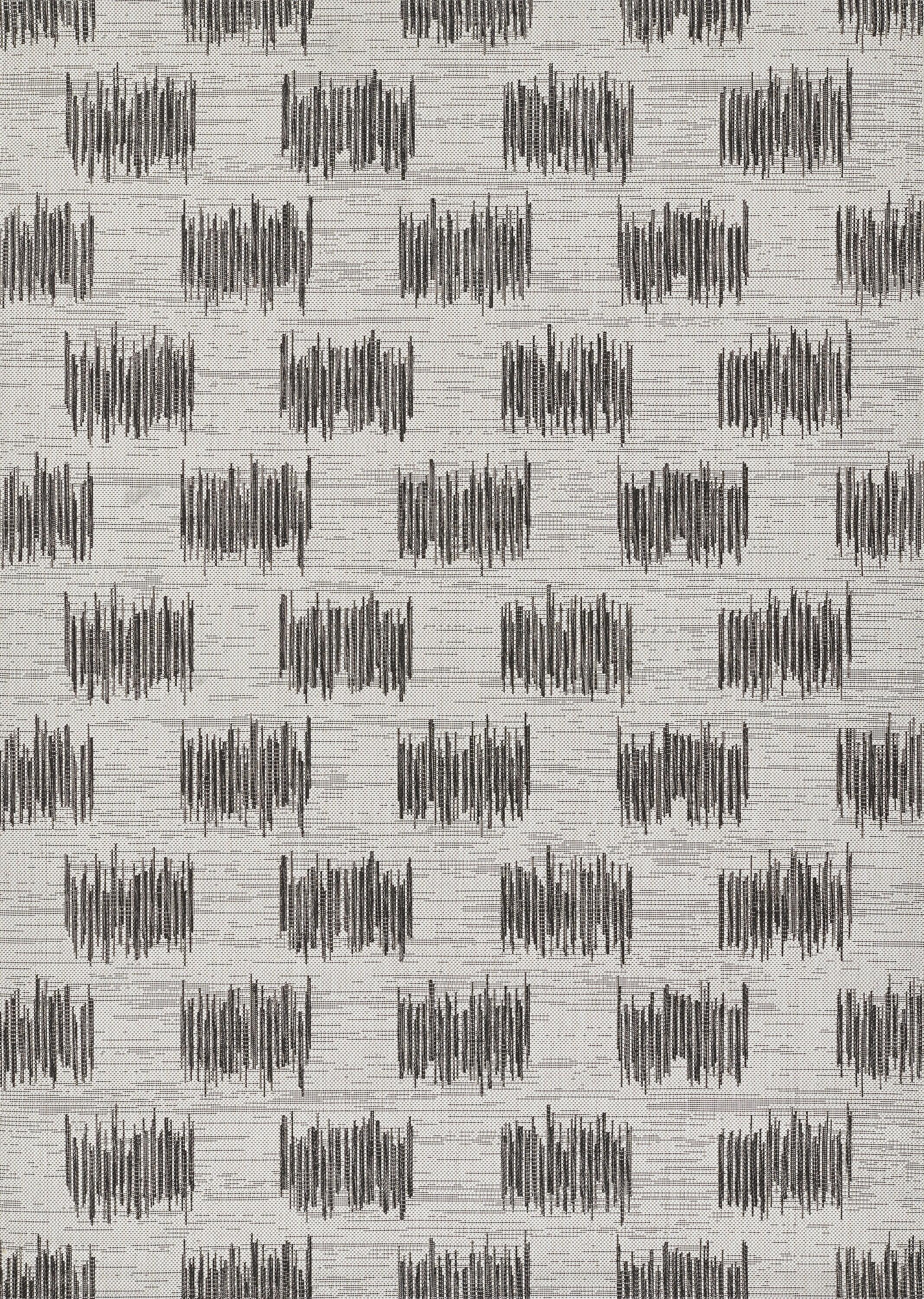 Novogratz by Momeni Villa Turin Ivory Indoor Outdoor Rug 5'3" X 7'6"