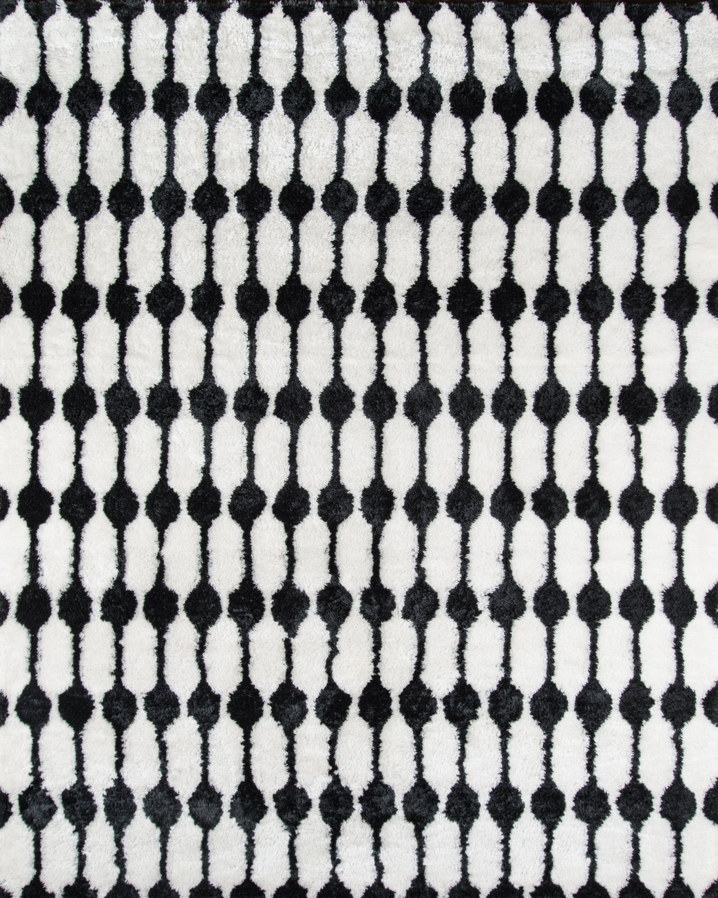 Novogratz Geometric Handmade Black/Ivory Area Rug