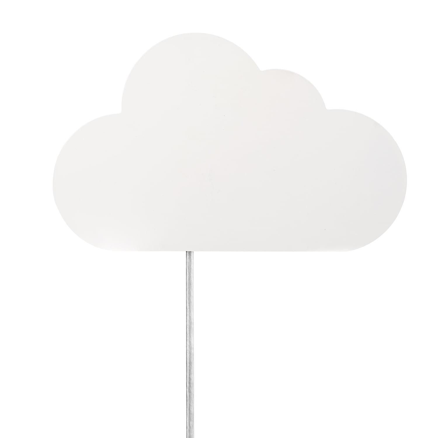 Nimbus Floating Cloud Matte White Plug-In Sconce