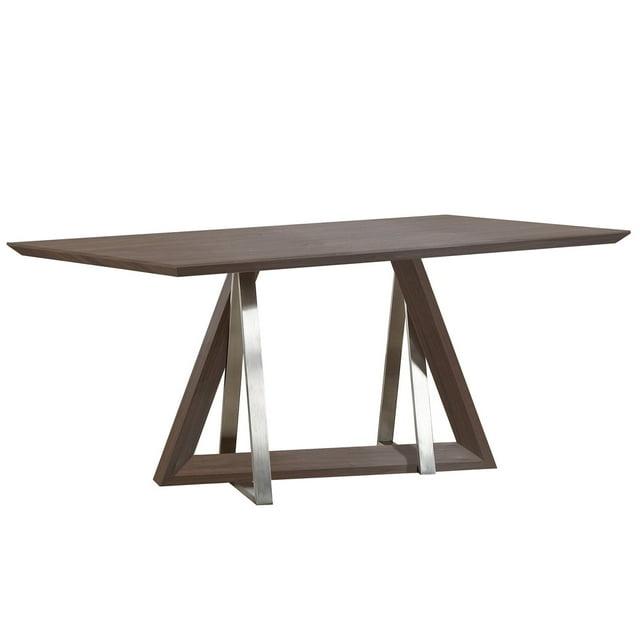 Nspire 201-219WAL 70.75 x 39.50 x 30 in. Drake Rectangular Dining Table in Walnut