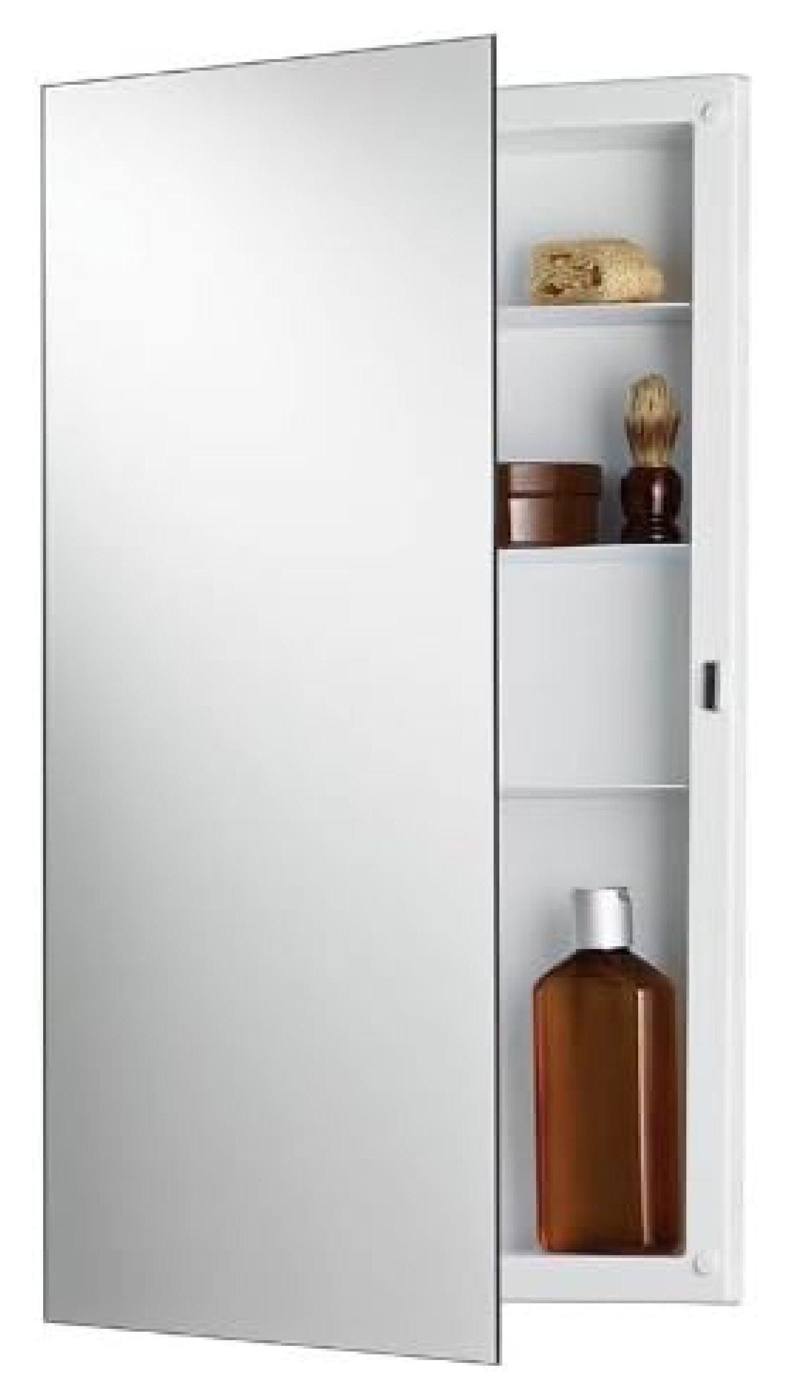 Builder Series Frameless Recessed Bathroom Medicine Cabinet