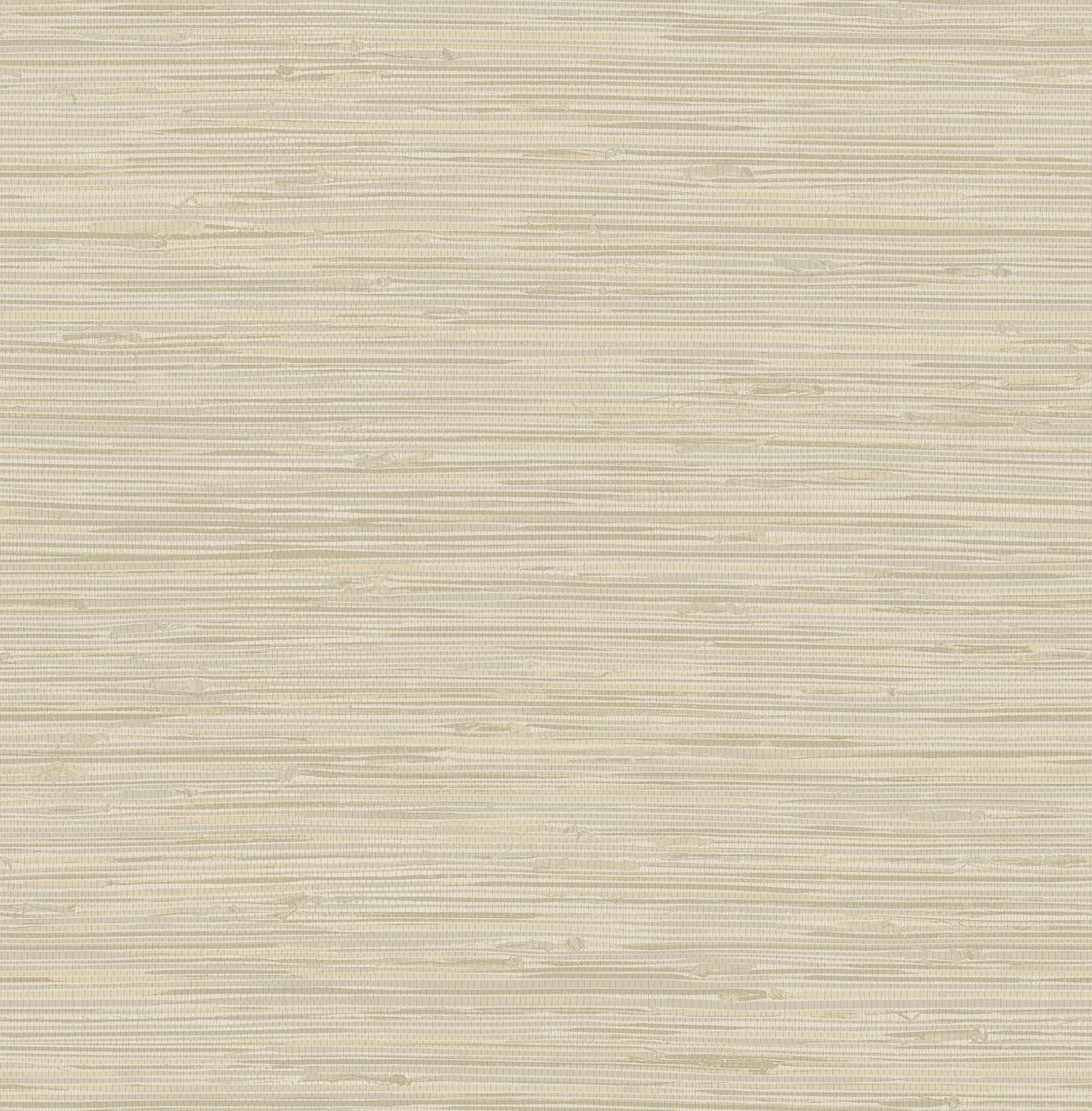 NuWallpaper Tibetan Grasscloth Cream Peel and Stick Wallpaper