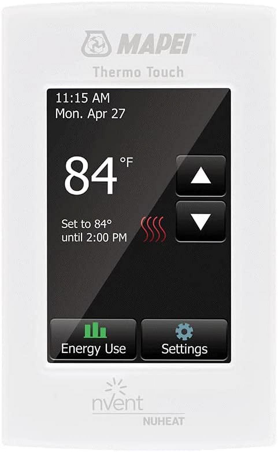 nVent Nuheat AC0056 Home Programmable Dual-Voltage Thermostat with Touchscreen