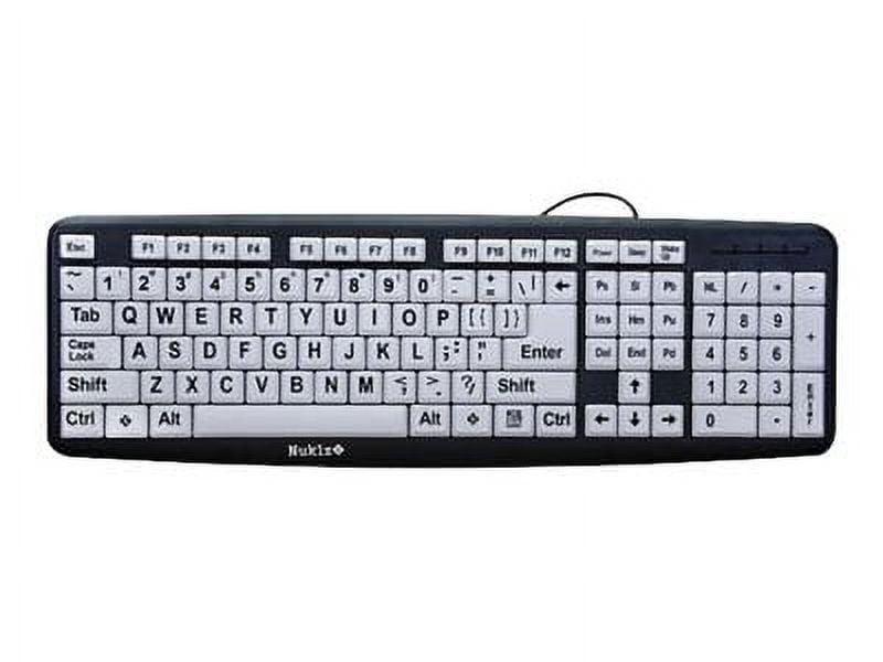 Nuklz N Large Print - Keyboard - USB