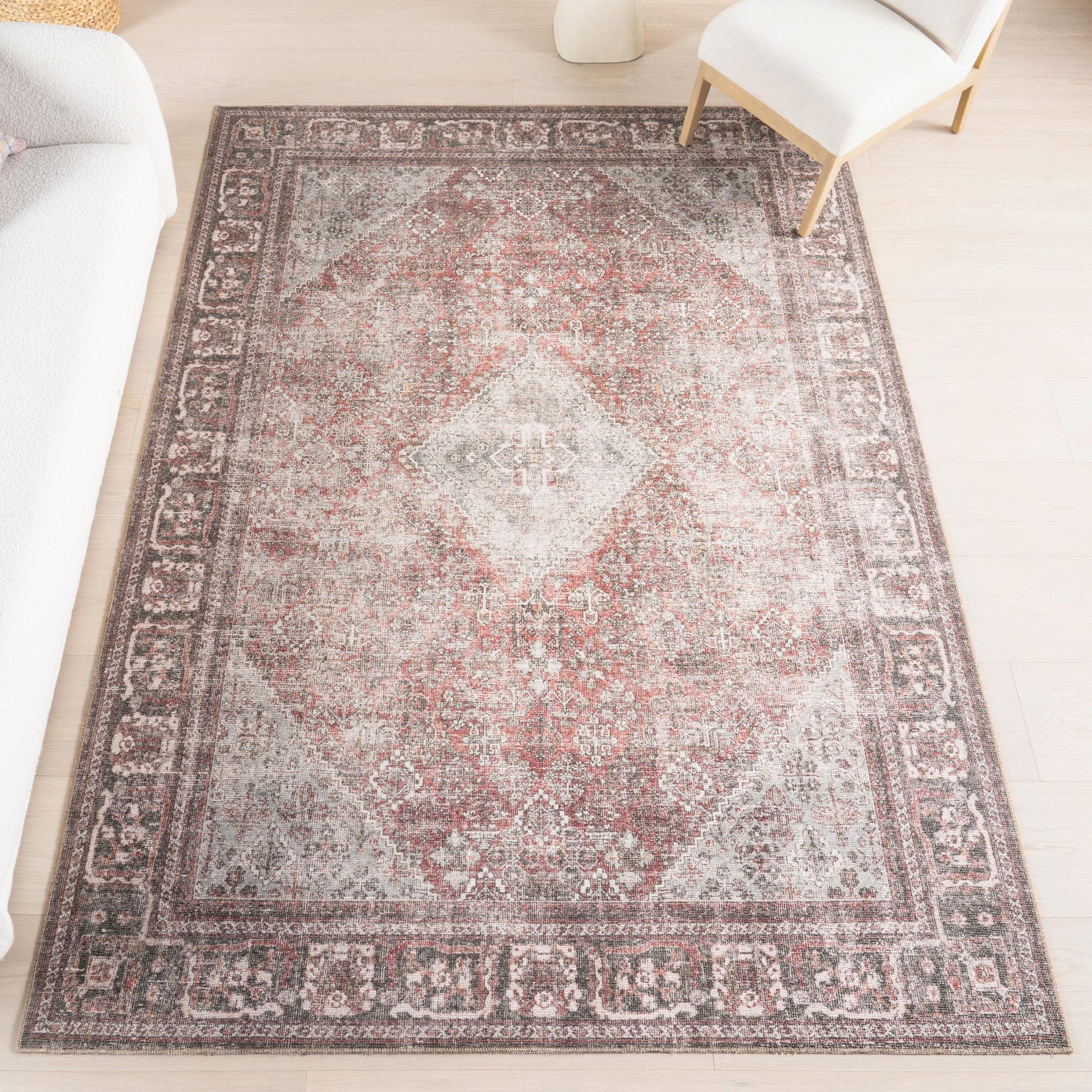 Nuloom Hillstone Collection Maybelle Traditional Vintage Medallion Area Rug, 10' x 13', Grey