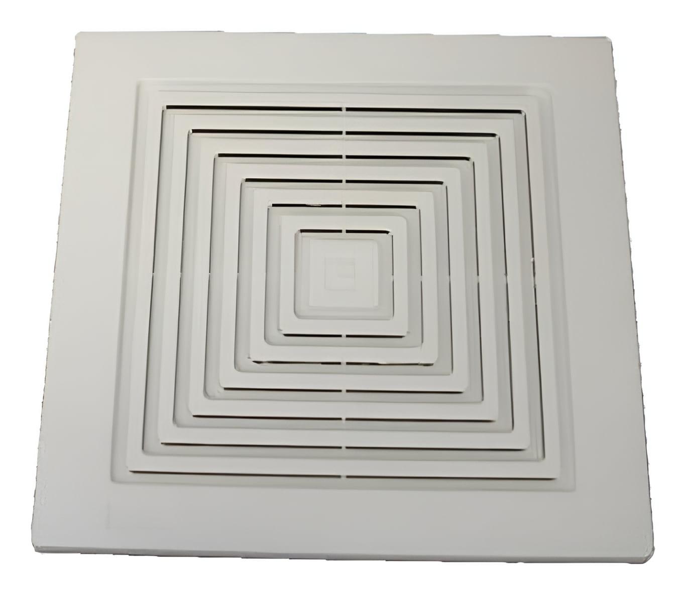 Broan-NuTone BP90 Replacement Grille For 688 Fan , White, 9 In. x 9.25 In. x 0.325 In. with 7.25 and 7.5 in. housing