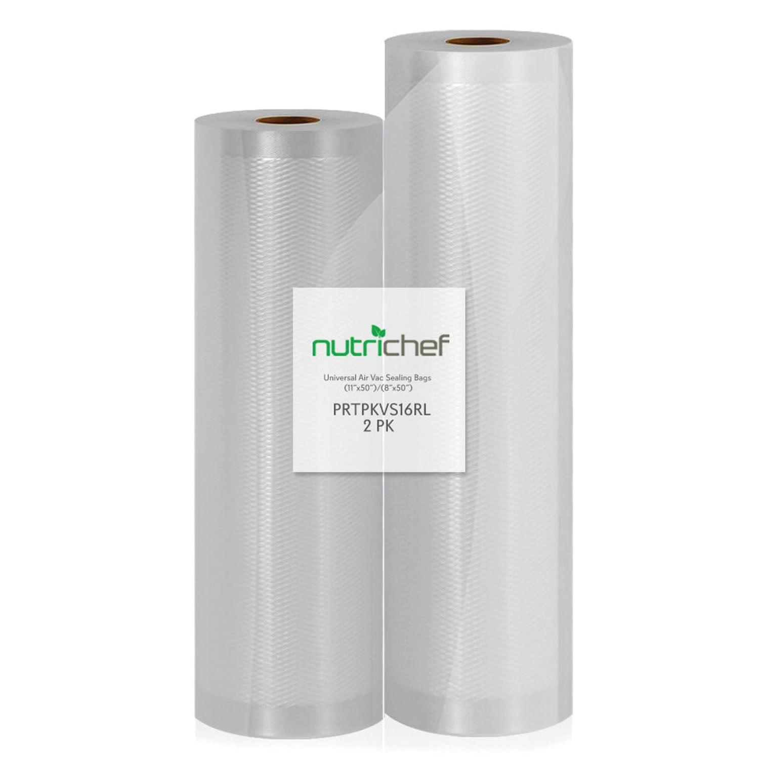 NutriChef Vacuum Sealer Bags (Set of 2)