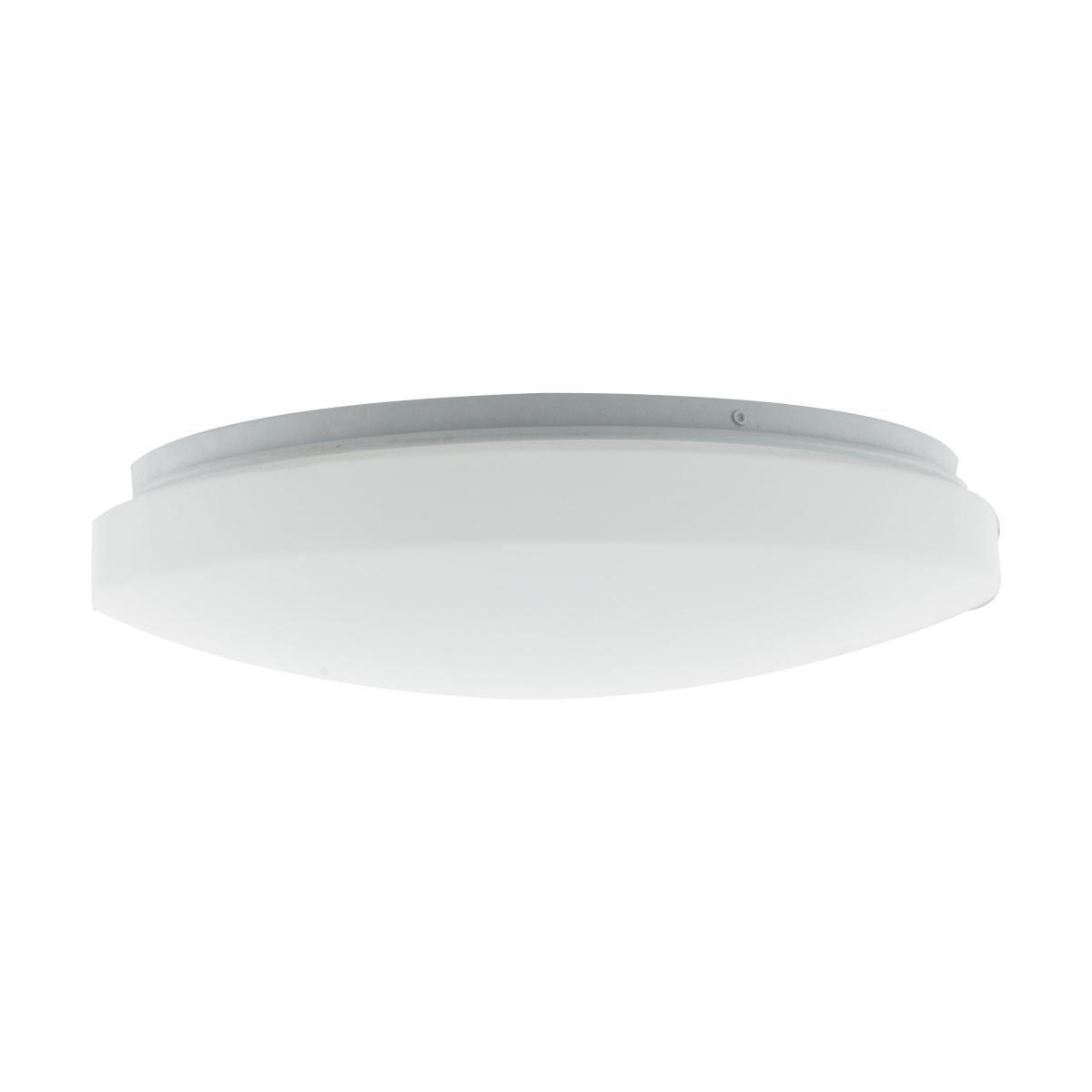 White Acrylic 15.75" Slim LED Flush Mount Ceiling Light