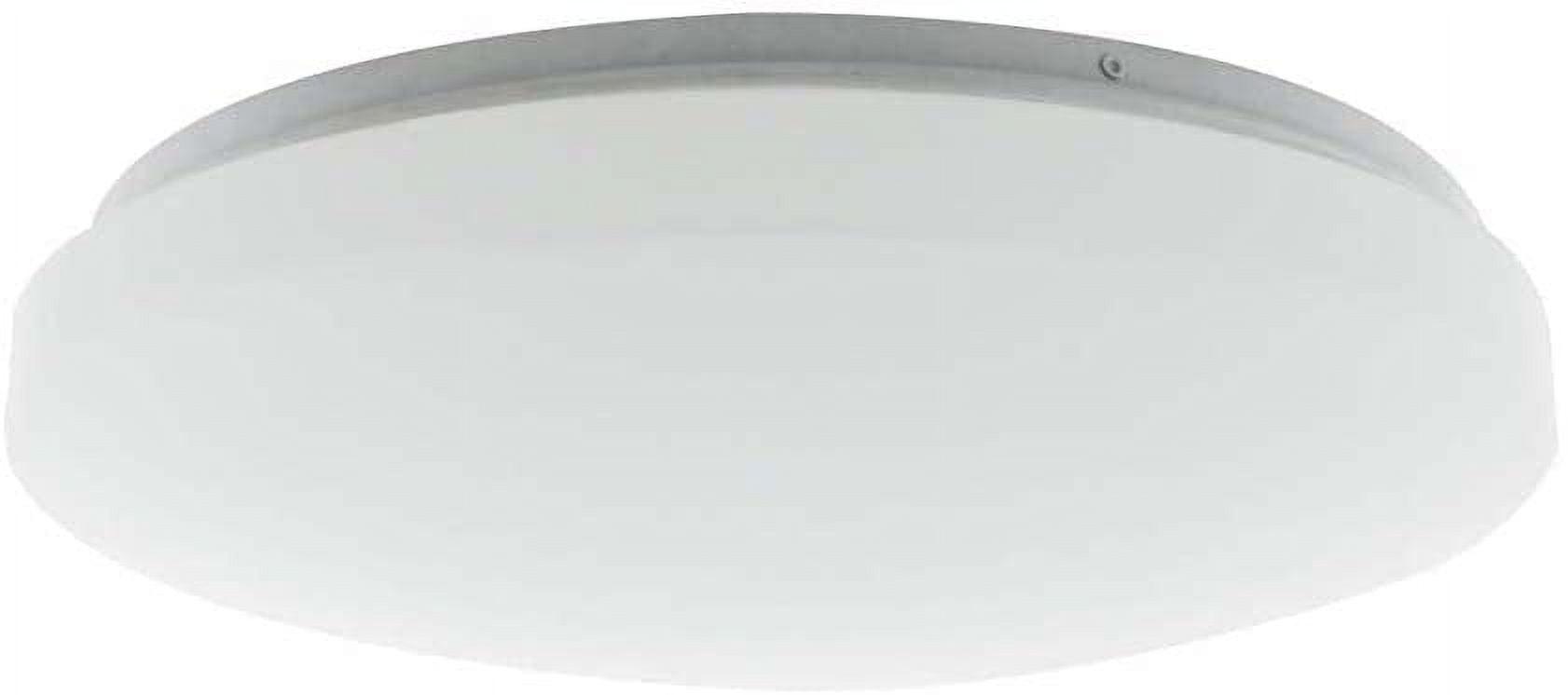 White Acrylic 15.75" Slim LED Flush Mount Ceiling Light