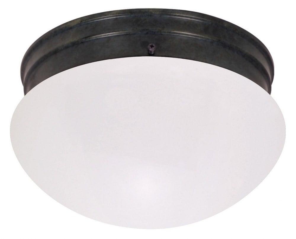 Nuvo 60-2643 - 2 Light Medium Mushroom w/ Frosted Glass