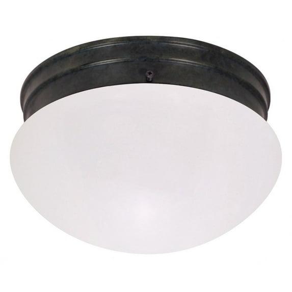 Nuvo 60-2643 - 2 Light Medium Mushroom w/ Frosted Glass
