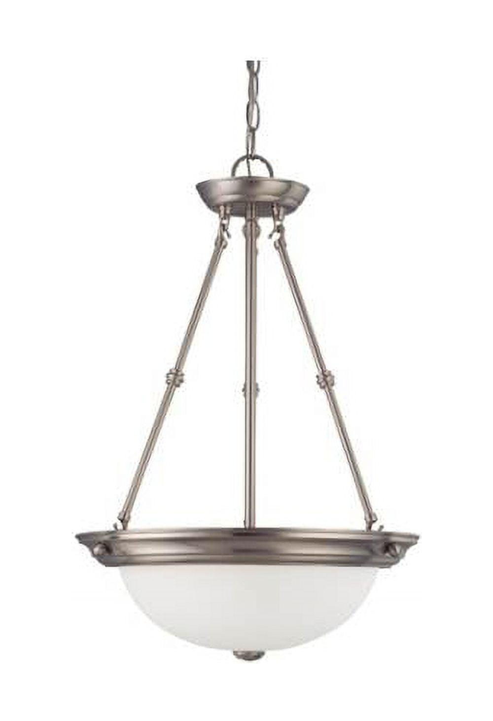 Nuvo 60-3247 - 3 Light  15"  Pendant  w/ Frosted White Glass