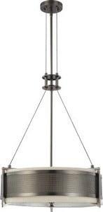 Nuvo 60-4433 - Diesel - 4 Light Round Pendant w/ Khaki Fabric Shade