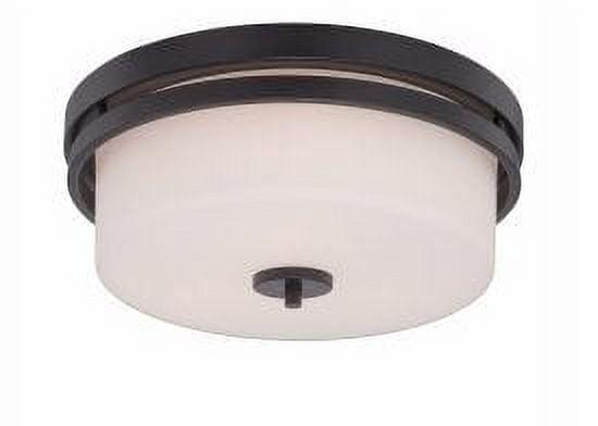 Nuvo 60-5307 - Parallel - 3 Light Flush Fixture w/ Etched Opal Glass