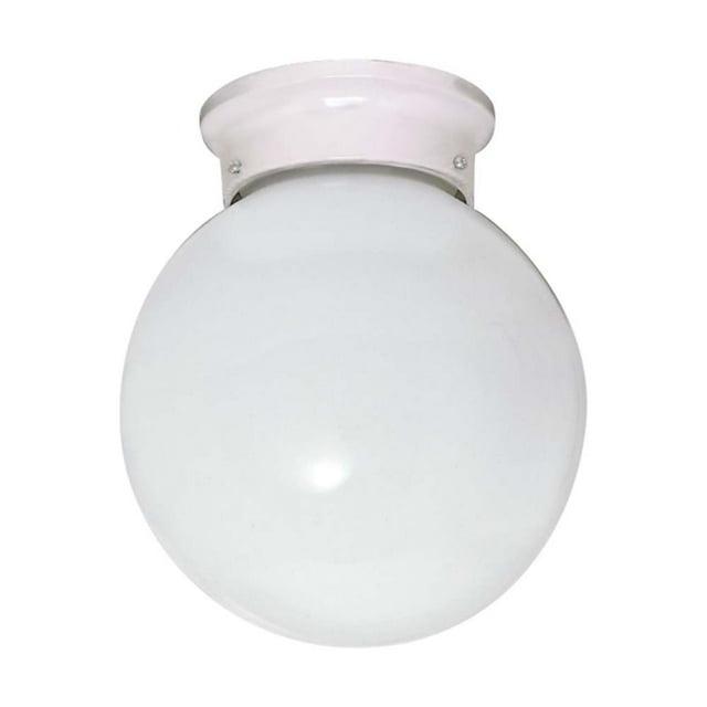 Nuvo 77-948 - 4" WHITE HOLDER/8"SPRAYED BALL