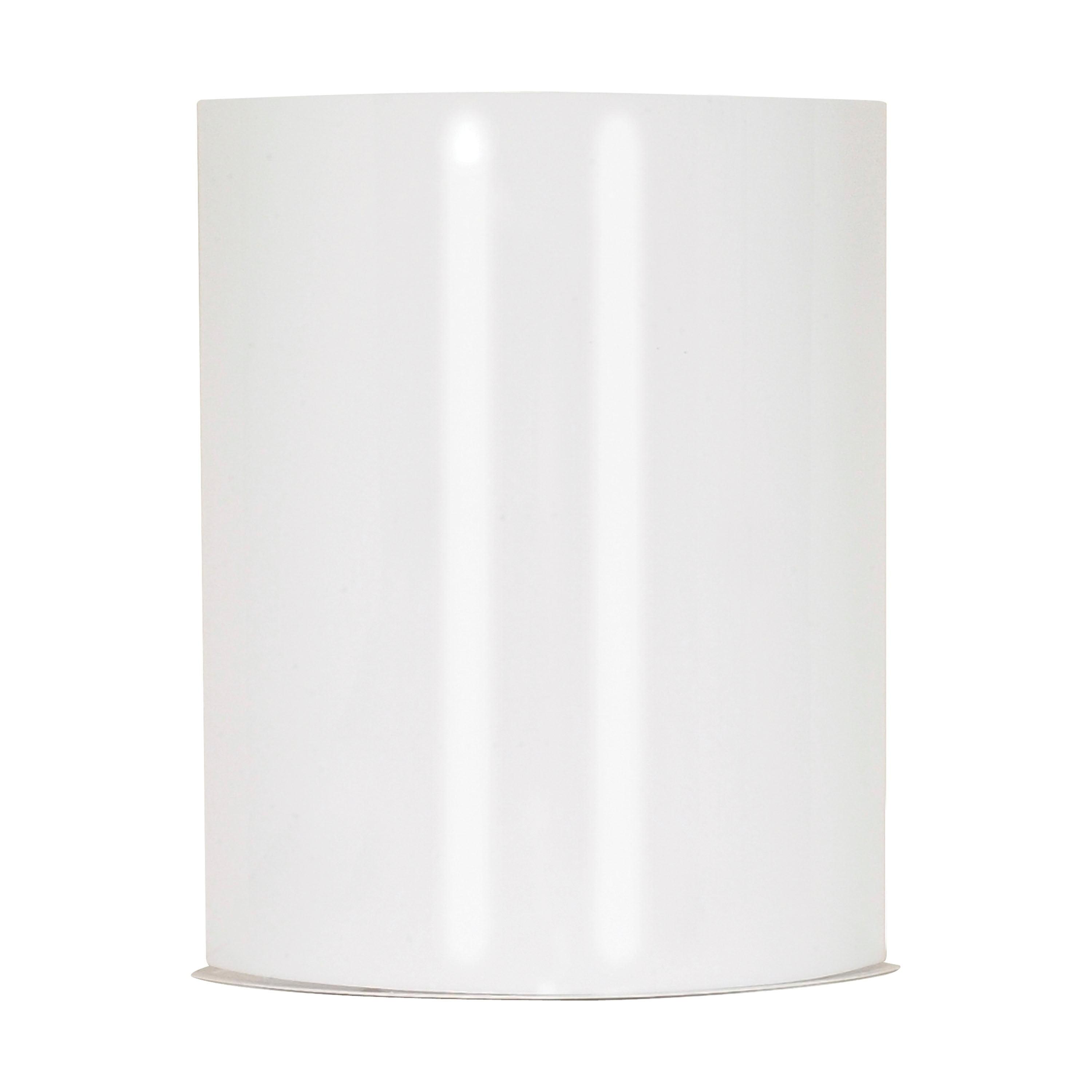 Crispo Contemporary White LED Cylinder Sconce with Dimmable CCT Selection