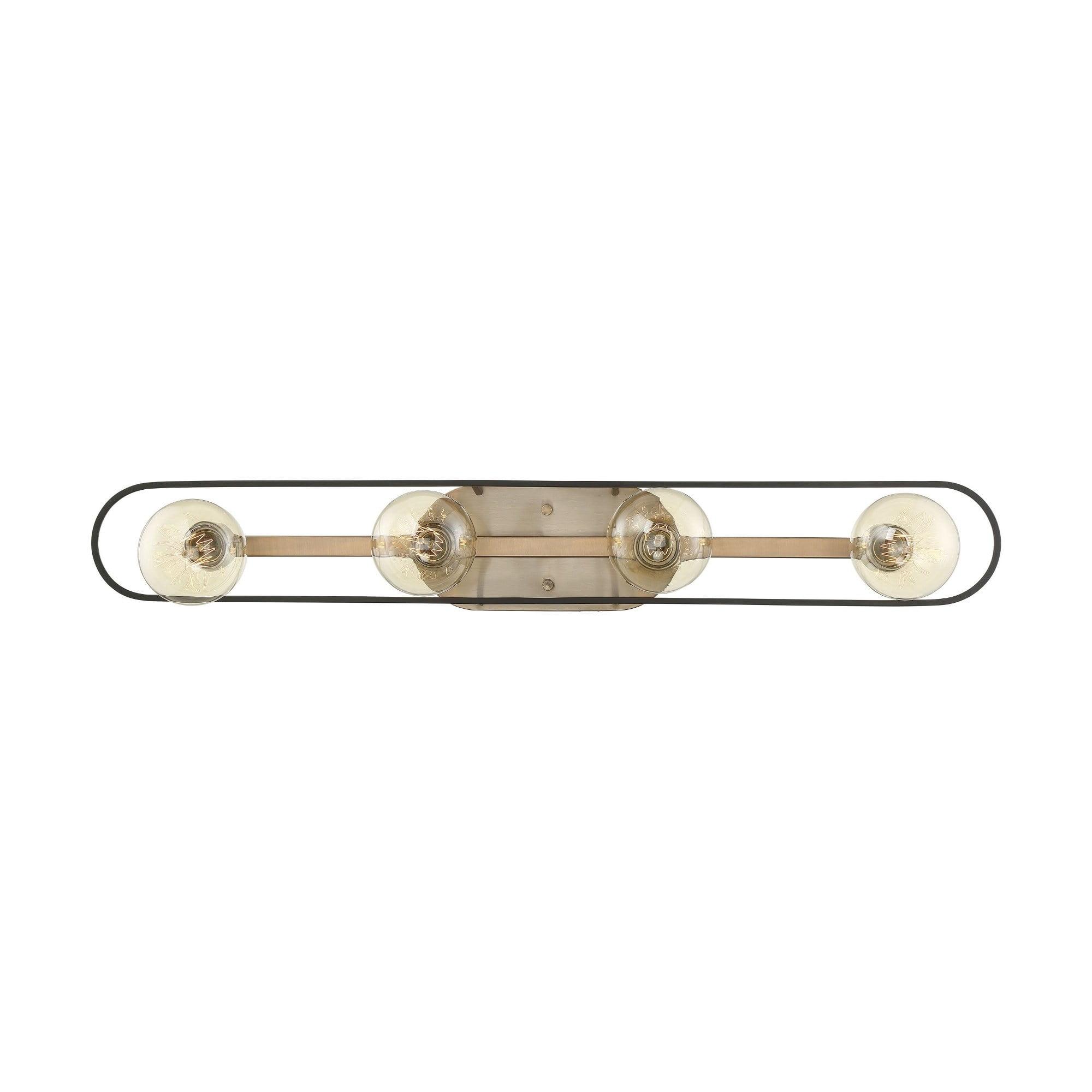 60/6654-Nuvo Lighting-Chassis-4 Light Bath Vanity-32.25 Inches Wide by 4.75 Inches High