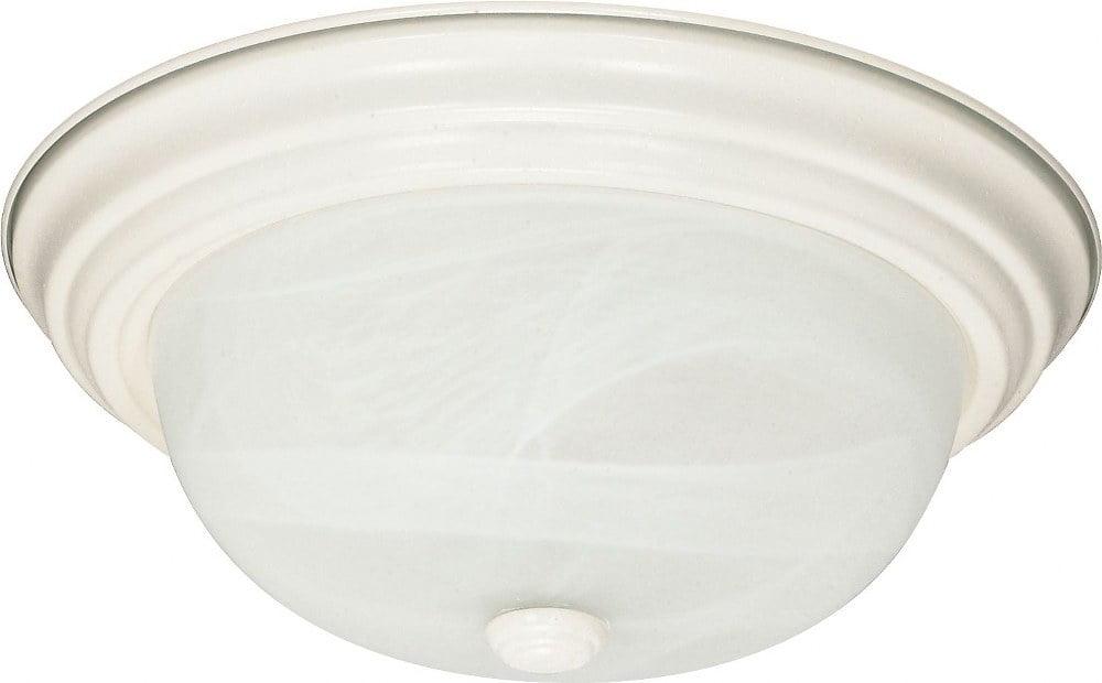 60/222-Nuvo Lighting-Two Light Flush Mount-13.125 Inches Wide by 5.375 Inches High