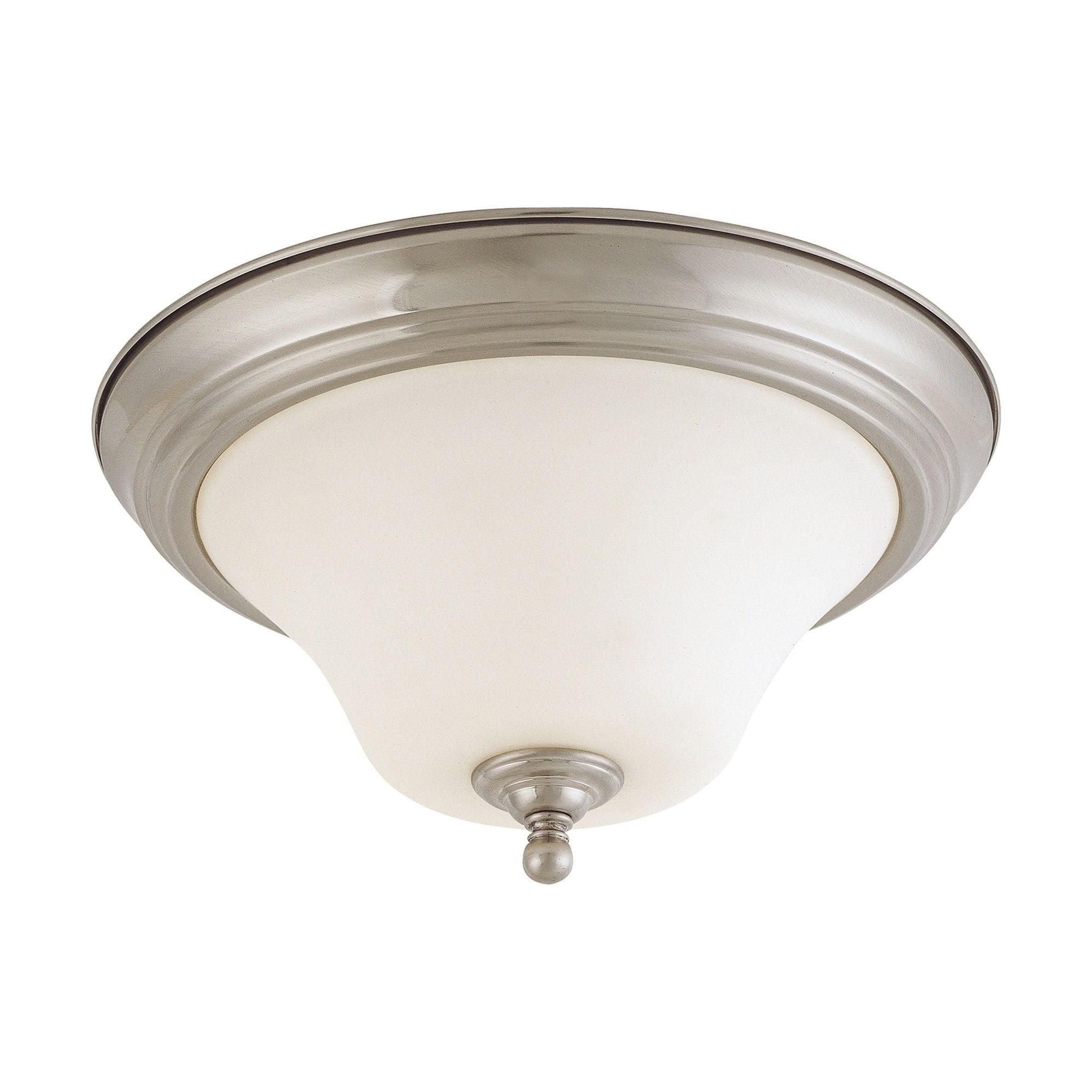 60/1825-Nuvo Lighting-Dupont-Two Light Flush Mount-13 Inches Wide by 7 Inches High
