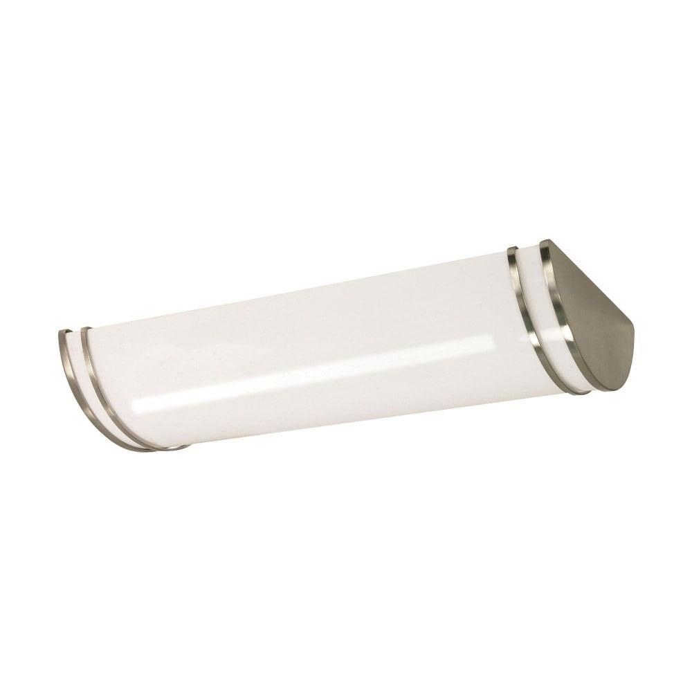 Nuvo Glamour LED 25-in Brushed Nickel Linear Flush Mount Fixture CCT Selectable