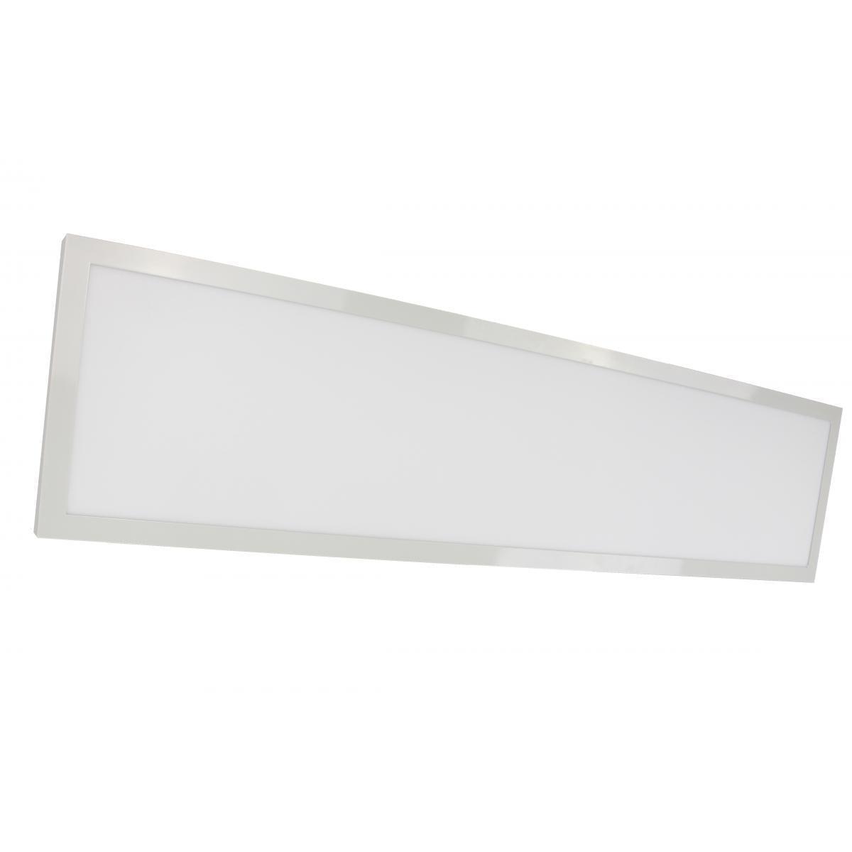 White Aluminum 48-Inch LED Flat Panel Ceiling Light