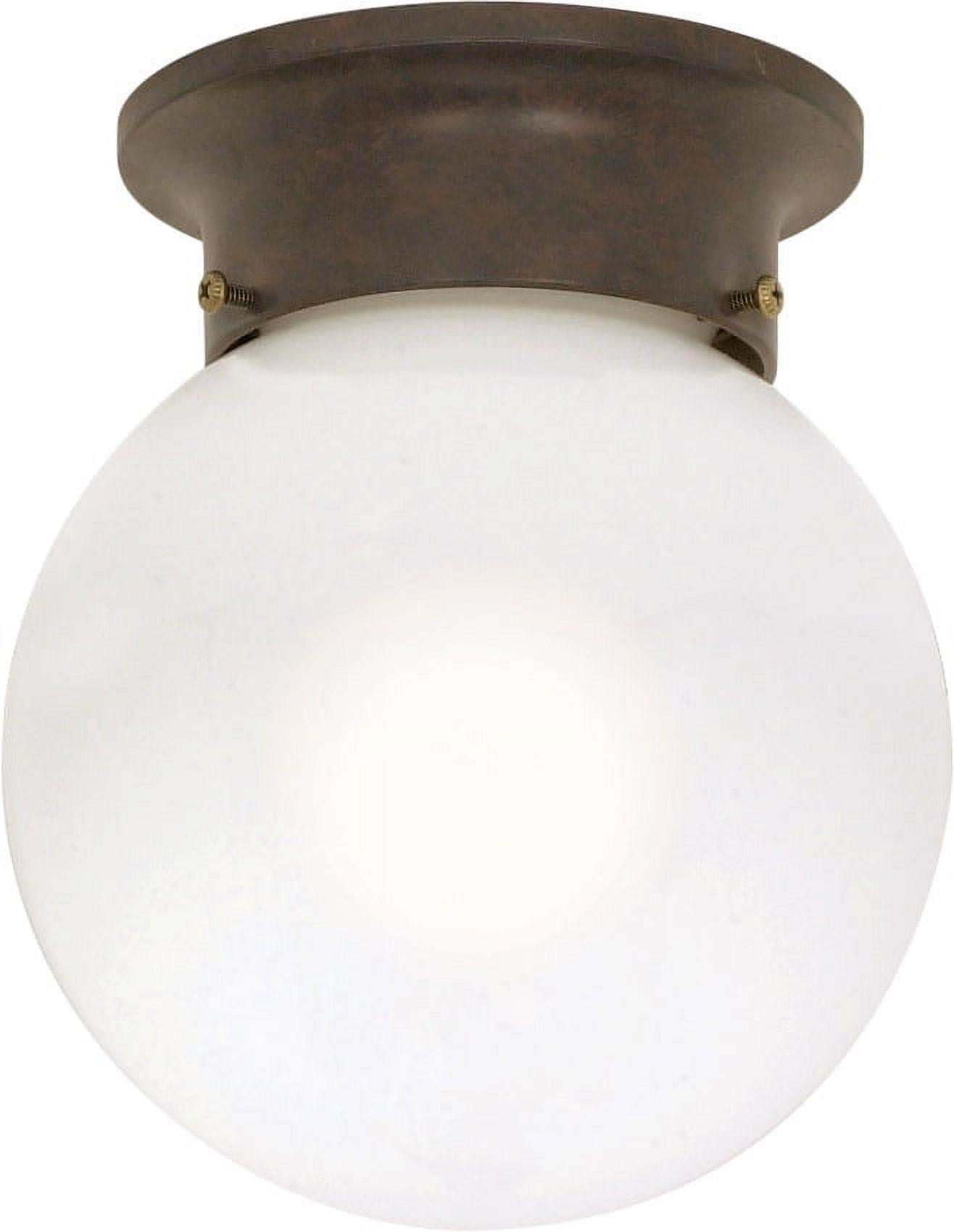 Nuvo Lighting 60-247 1 Light - 6 in. - Ceiling Mount - White Ball