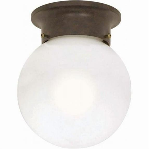 Nuvo Lighting 60-247 1 Light - 6 in. - Ceiling Mount - White Ball
