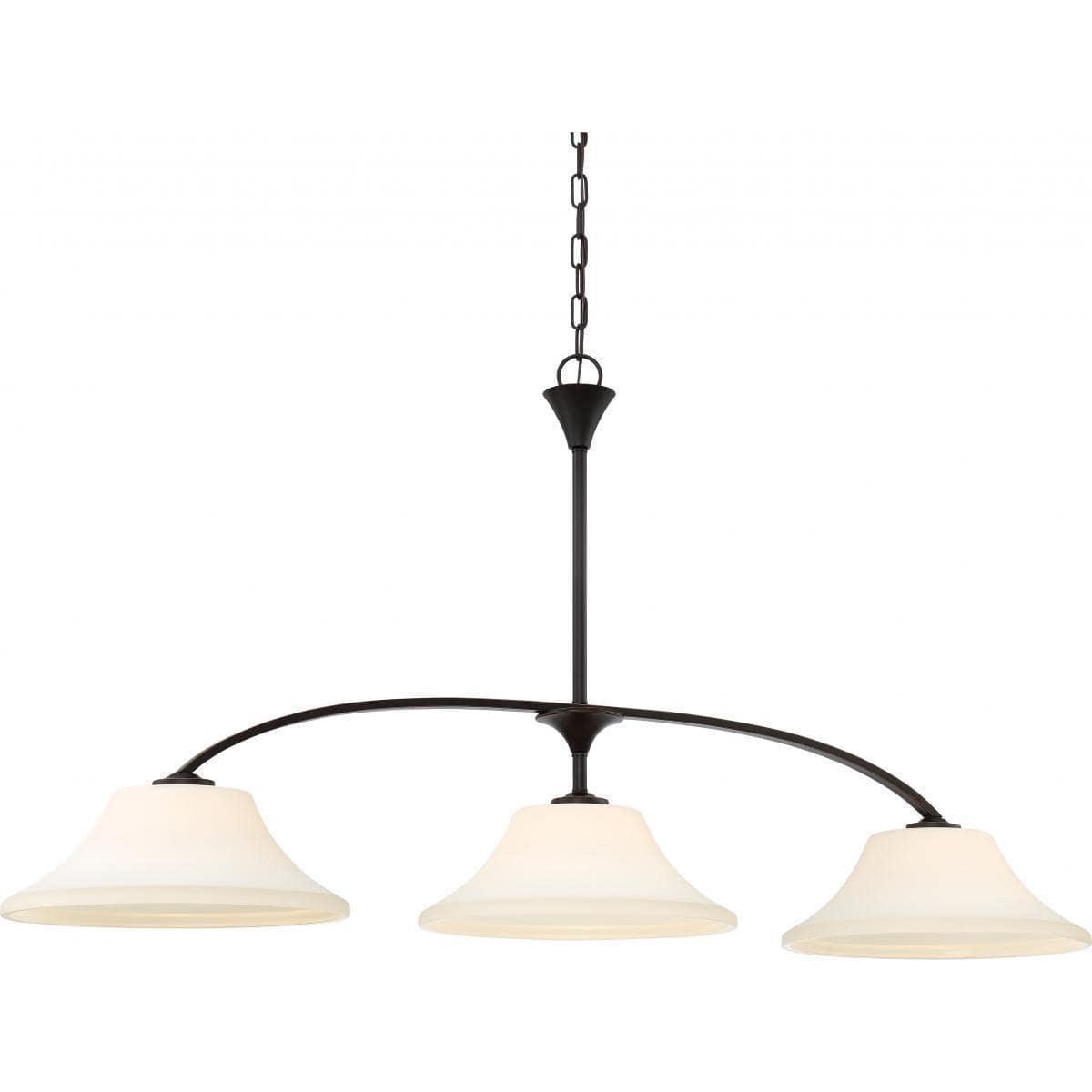 Nuvo Lighting 60/6308 3 Light 48-1/2" Wide Linear Chandelier - MultiColor