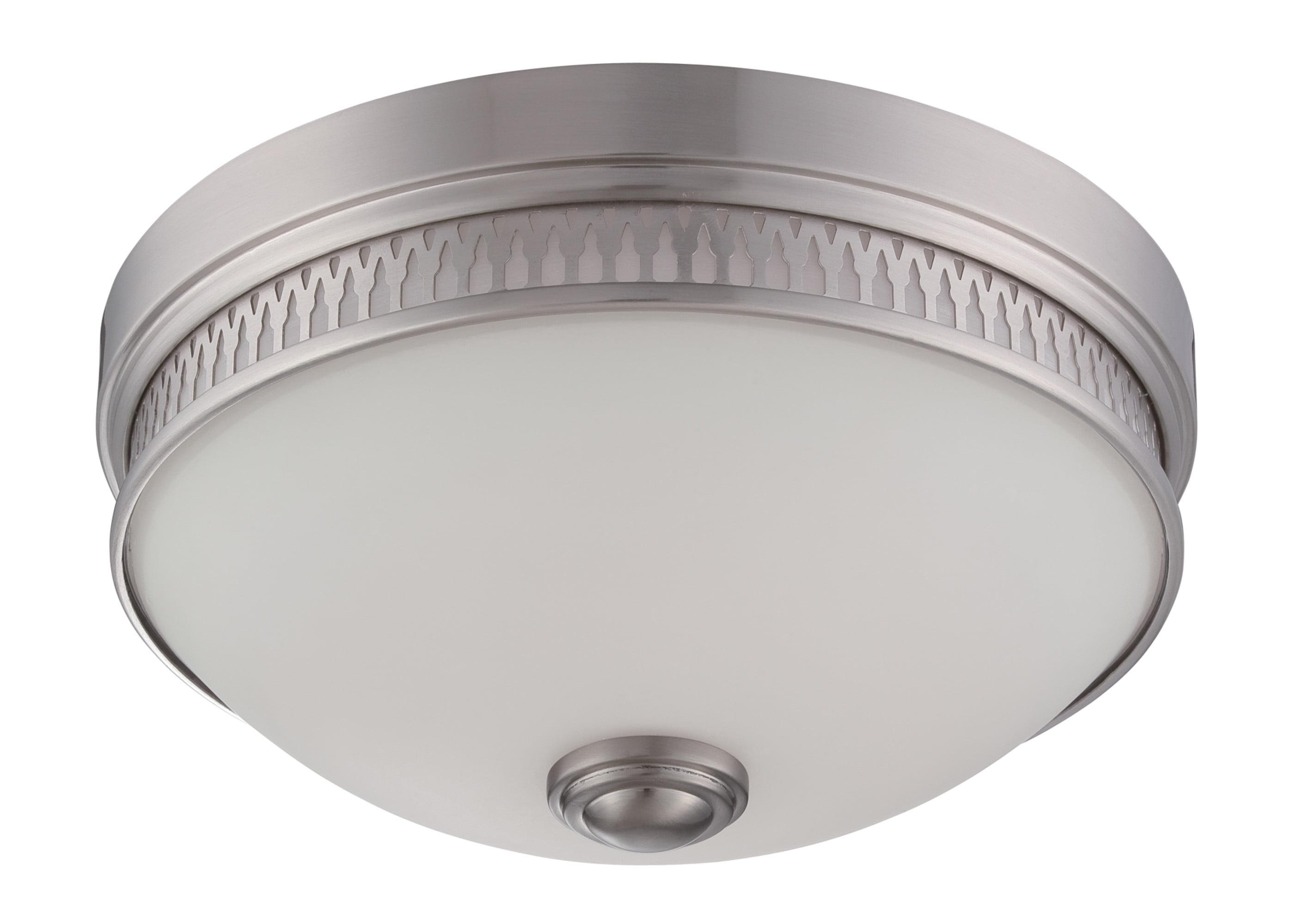 Harper Sleek Brushed Nickel LED Flush Mount Ceiling Light