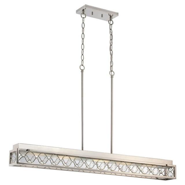 Nuvo Lighting 62/336 Frienza 2 Light Led Chandelier - Nickel