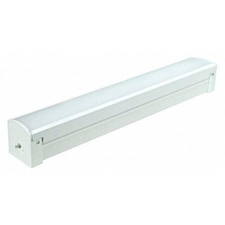 White 12-Inch LED Connectable Strip Light with Acrylic Diffuser