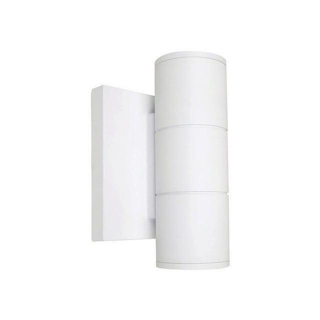 Nuvo Lighting 68086 - 2 Light LED Small Up and Down Sconce Fixture White Finish 10W 120/277V Outdoor Sconce LED Fixture
