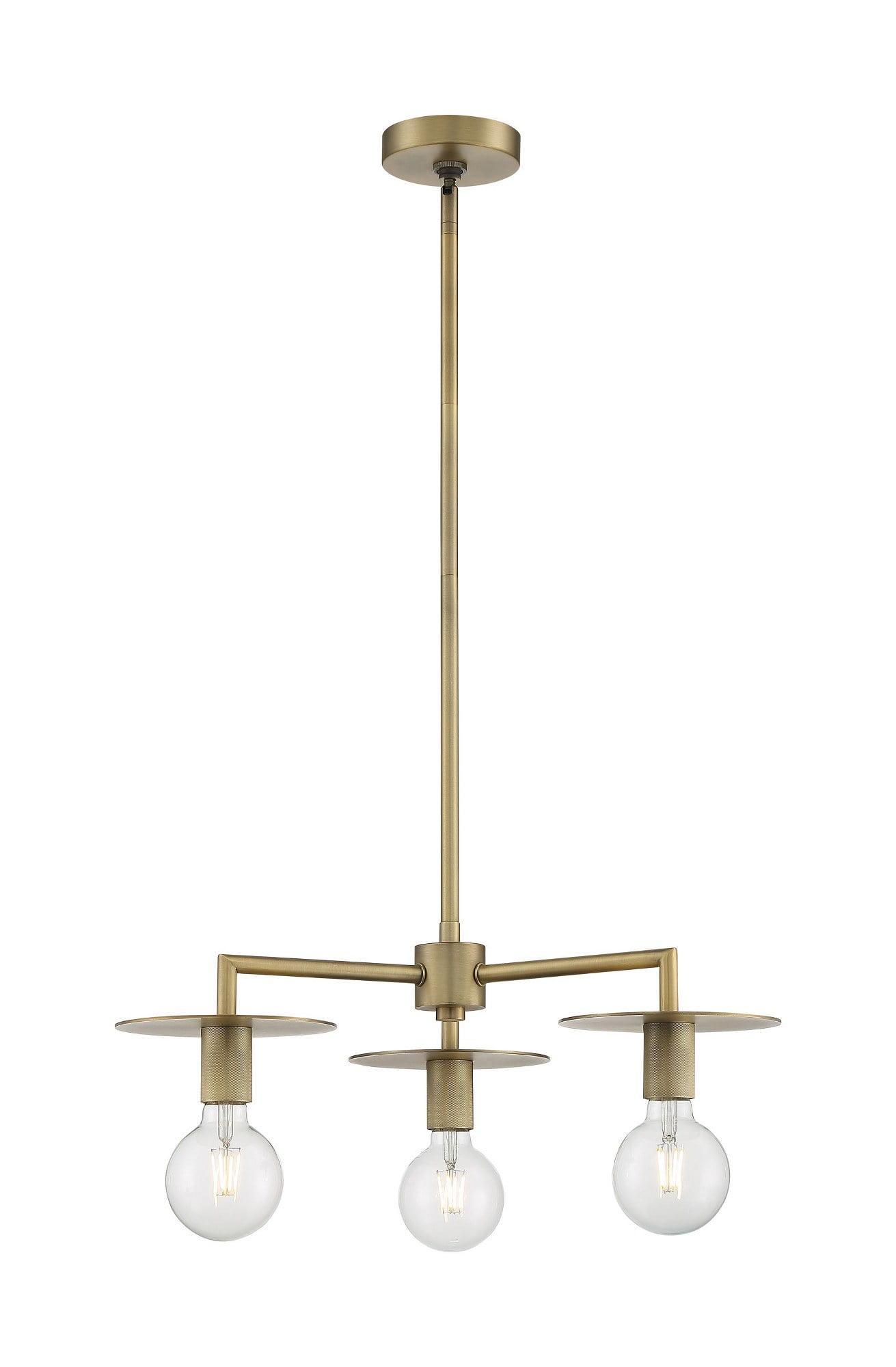 Nuvo Lighting - Bizet-3 Light Chandelier in Traditional Style-24 Inches Wide by