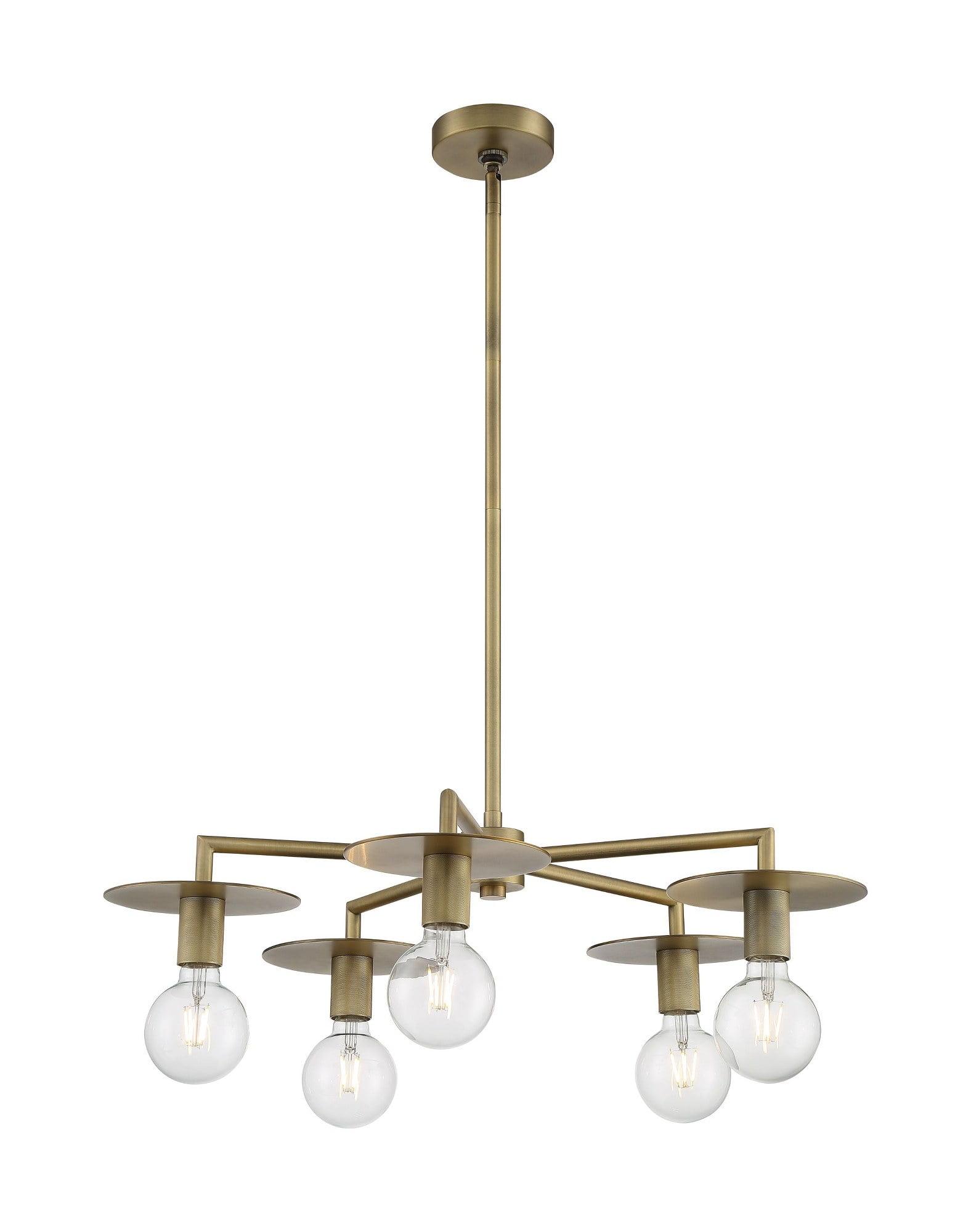 Nuvo Lighting - Bizet-5 Light Chandelier in Traditional Style-28 Inches Wide by