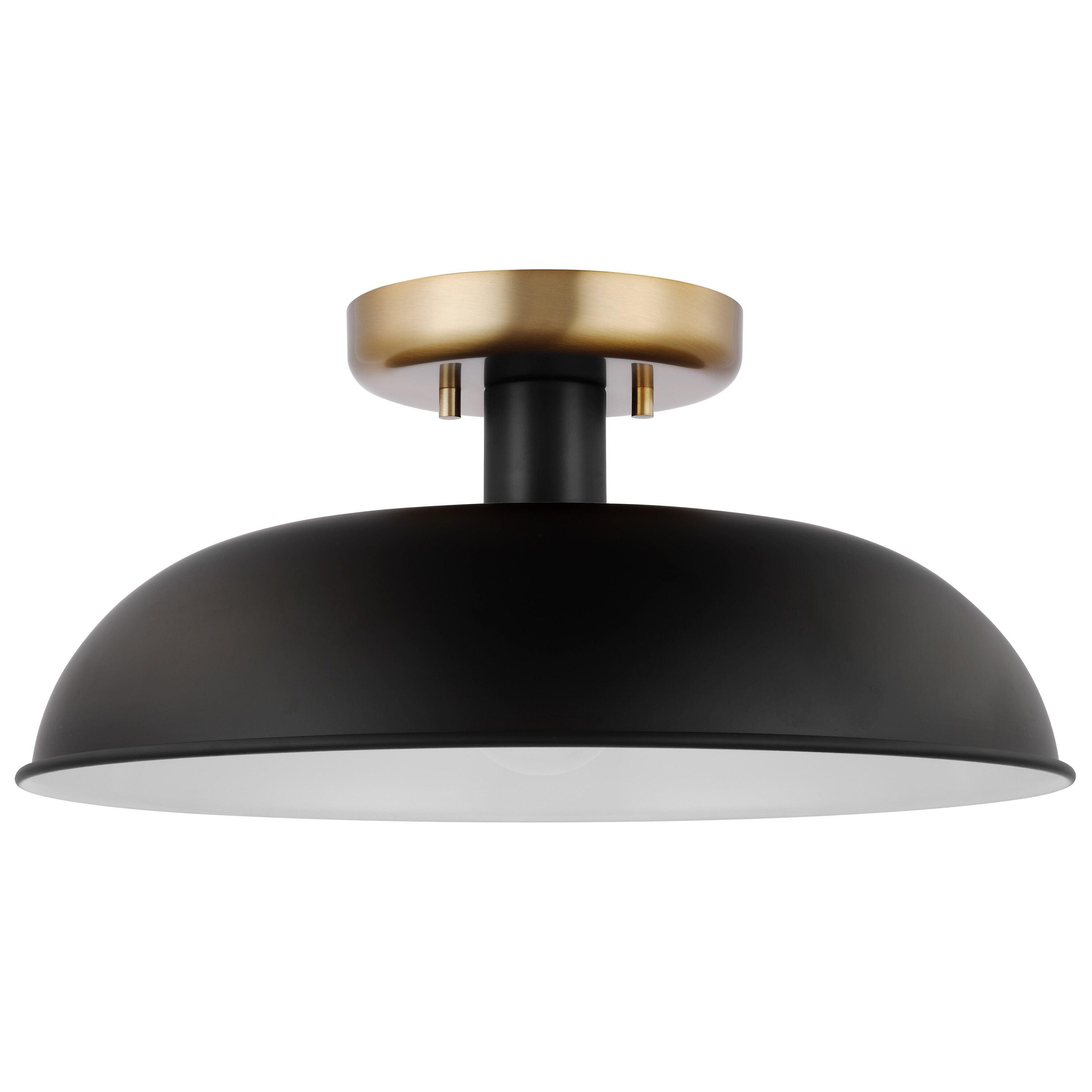 Nuvo Lighting - Colony - 1 Light Small Semi-Flush Mount In Mid-Century Modern