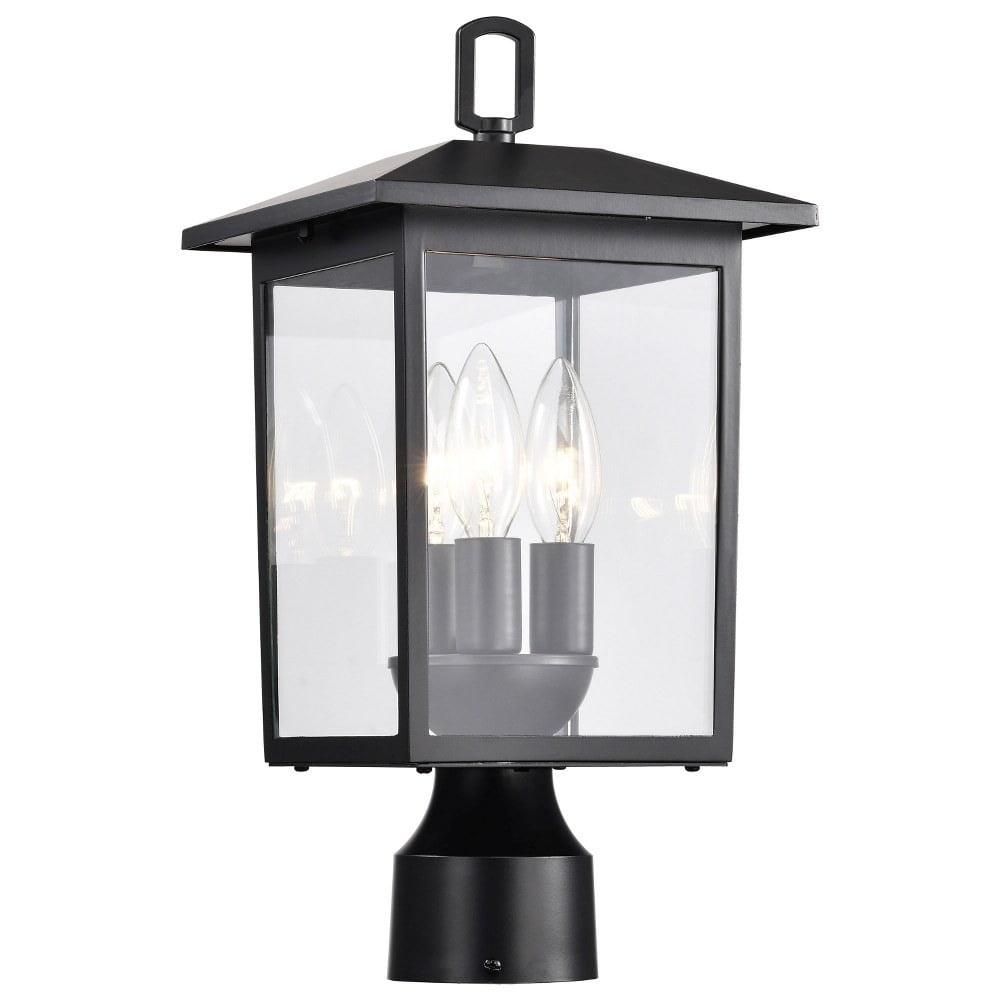 Nuvo Lighting Jamesport 3 - Light Lantern in  Matte Black