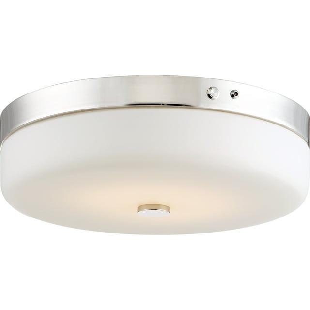 62/981-Nuvo Lighting-20W 1 LED Flush Mount with Battery Backup Ready-15 Inches Wide by 4.5 Inches High