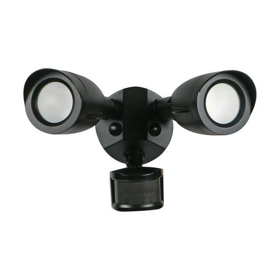 Nuvo 2 - Head LED Hardwired Dusk to Dawn Outdoor Security Flood Light with Motion Sensor