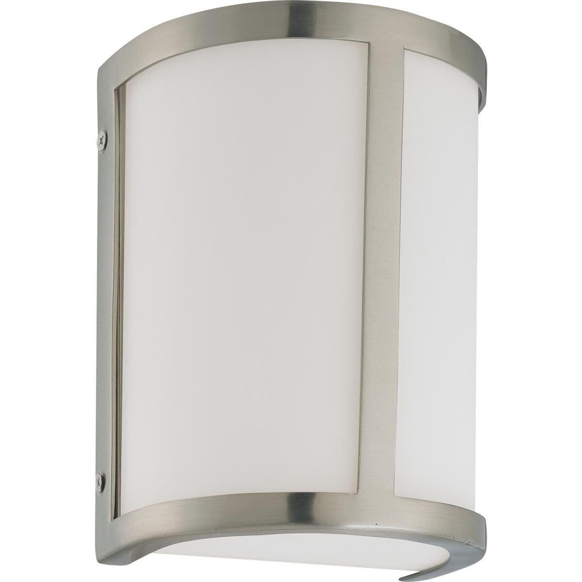 Odeon 8" Cylinder Brushed Nickel Direct Wired Wall Sconce